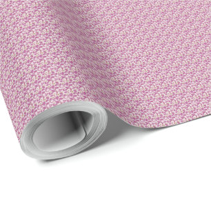 Papel De Presente Padrão Floral Botânico Rosa de Videira Design da N