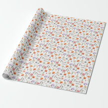 Padrão Floral de Flor de Castanhol Moderno