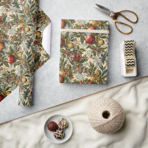 Papel De Presente Padrão floral de romã Fruit de William Morris