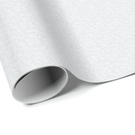 Papel De Presente Padrão Floral Geométrico Cinza Claro