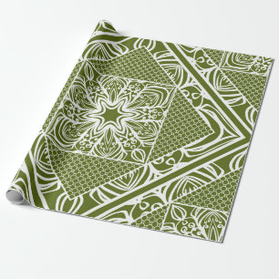 Papel De Presente Padrão floral sem costura. Vintage illustr