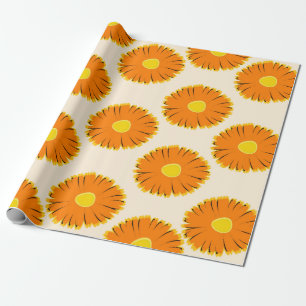 Papel De Presente Padrão floral sem soldadura. padrão uniforme com