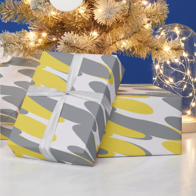 Papel De Presente Padrão Geométrico (Feriados)