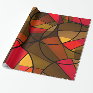 Papel De Presente Padrão geométrico abstrato