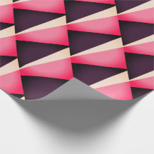 Padrão geométrico abstrato rosa e preto