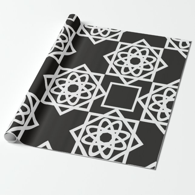 Papel De Presente Padrão geométrico árabe. Arte decorativa. Islã. Fl (Desenrolado)