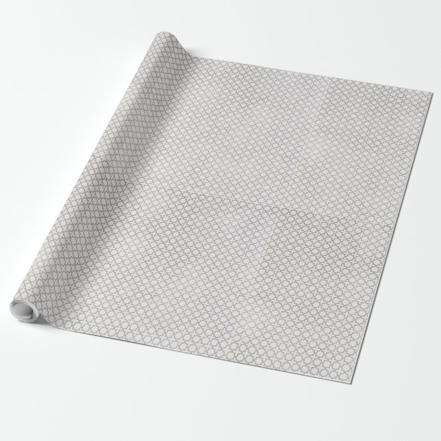 Papel De Presente Padrão geométrico do bege (Desenrolado)