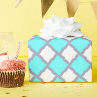 Papel De Presente Padrão Geométrico Minimalista