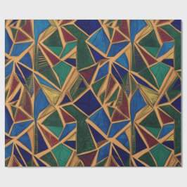 Papel De Presente Padrão geométrico moderno