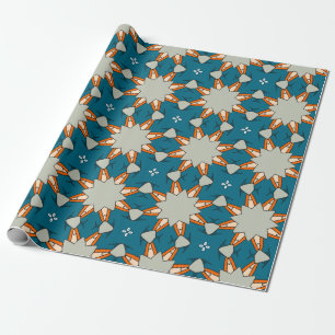 Papel De Presente Padrão Geométrico Pastel – Cor Abstrata Suave
