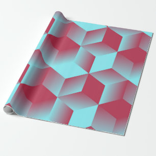 Papel De Presente padrão geométrico sem costura abstrato com grelh