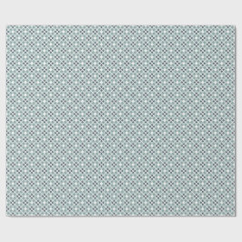 Papel De Presente Padrão geométrico verde suave e ardente