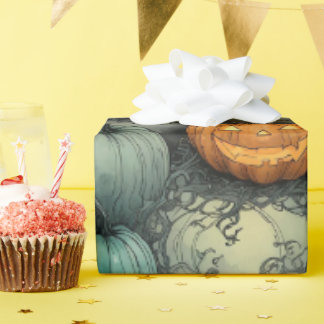 Papel De Presente Padrão Gourd Garden