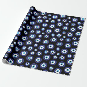 Papel De Presente Padrão grego de Mau
