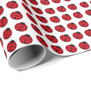 Papel De Presente Padrão Ladybug