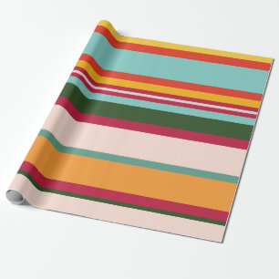 Papel De Presente Padrão Legal, colorido e divertido de distribuiç