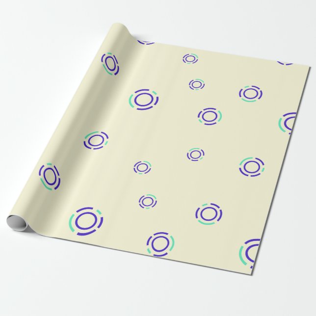 Papel De Presente Padrão legal de Sinal de Moedas Criptomoeda Aion (Desenrolado)