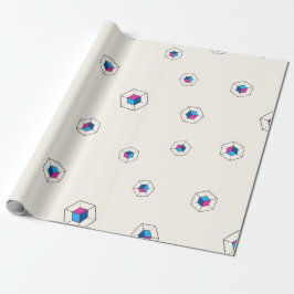 Papel De Presente Padrão legal de Sinal de Moedas Criptomoeda Enigma