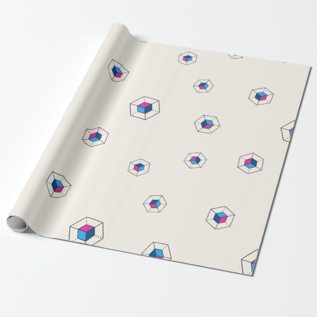 Papel De Presente Padrão legal de Sinal de Moedas Criptomoeda Enigma (Desenrolado)