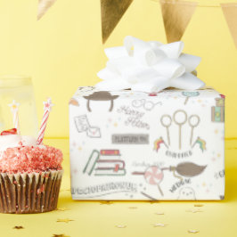 Papel De Presente Padrão Mágico Pequeno HARRY POTTER™