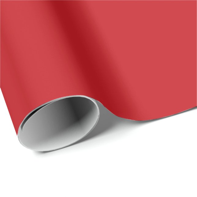 Papel De Presente Padrão moderno de Dreidel vermelho-branco Hanukkah (Ponta do rolo)
