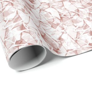 Papel De Presente padrão moderno elegante abstrato bege branco   