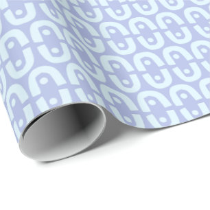 Papel De Presente Padrão Moderno Vibrante com Formas de Cores Ousada