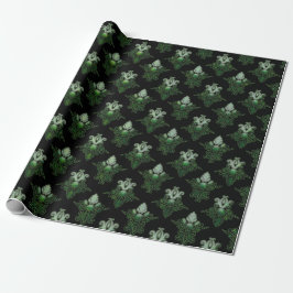 Papel De Presente Padrão Neon Damask