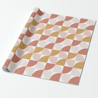 Papel De Presente Padrão ondulado