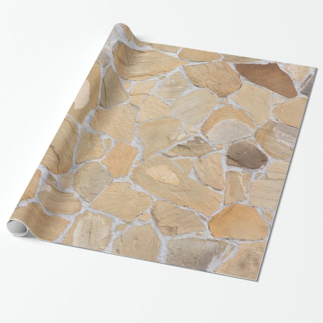 Papel De Presente Padrão pedregoso (Desenrolado)