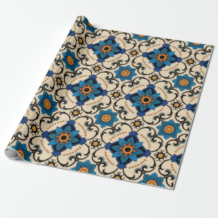 Papel De Presente Padrão perfeito de vinheta. Ornamento étnico col