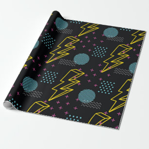 Papel De Presente Padrão perfeito do estilo 90