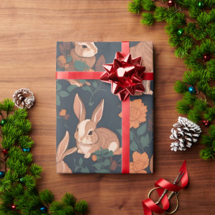 Papel De Presente Padrão Personalizado Colorido do Grande Coelho Mos