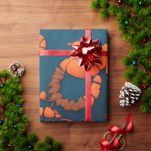 Papel De Presente Padrão Personalizado Colorido Geométrico do Scorpi