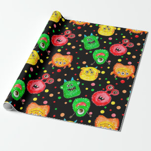 Papel De Presente Padrão sem costura com cor d'água pintada manual
