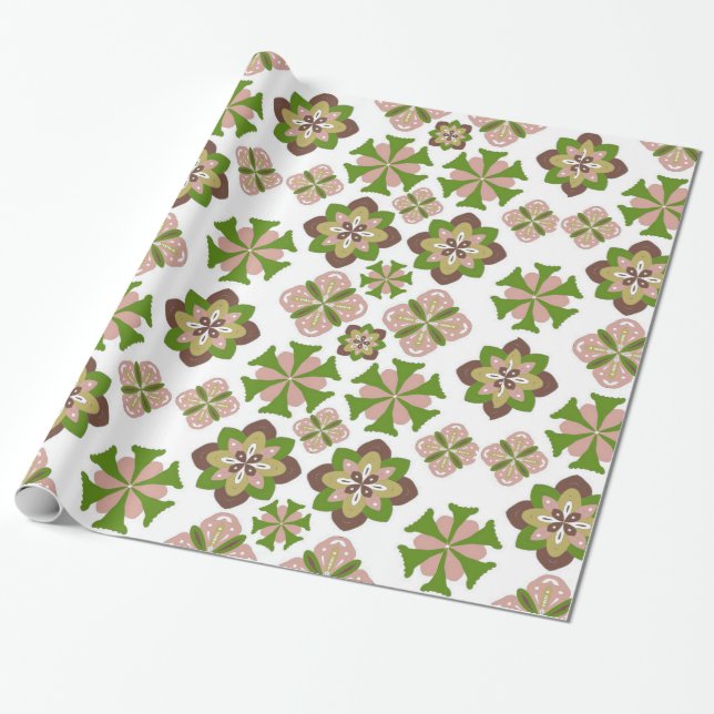 Papel De Presente padrão sem costura de abstrato (Desenrolado)