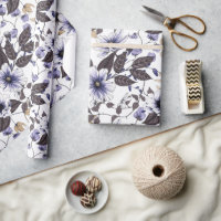 Padrão sem costura de flores azuis-claras