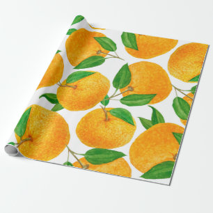 Papel De Presente Padrão sem costura desenhado à mão de água com