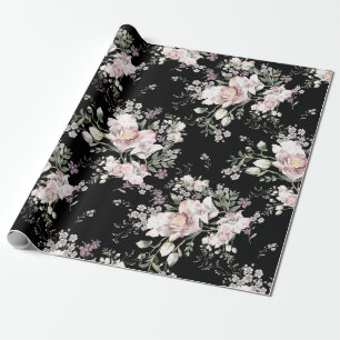 Papel De Presente Padrão sem costura pintado à mão de aquarelas com