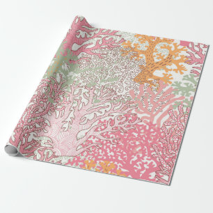 Papel De Presente Padrão sem costura submarino brilhante com beleza