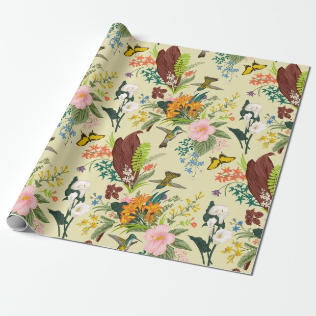 Papel De Presente padrão sem descontinuidades abstrato art para desi (Desenrolado)