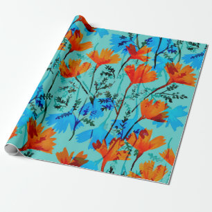 Papel De Presente Padrão sem soldadura por aquarelas com desenho man