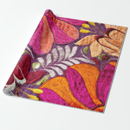 Papel De Presente Padrão Têxtil Mexicano