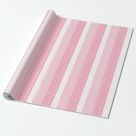 Papel De Presente Padrão Tilet | Desenho Geométrico Rosa