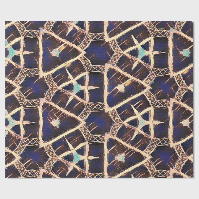 Papel De Presente padrão tradicional (Aberto)