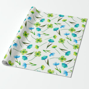 Papel De Presente padrão uniforme das plantas abstrato