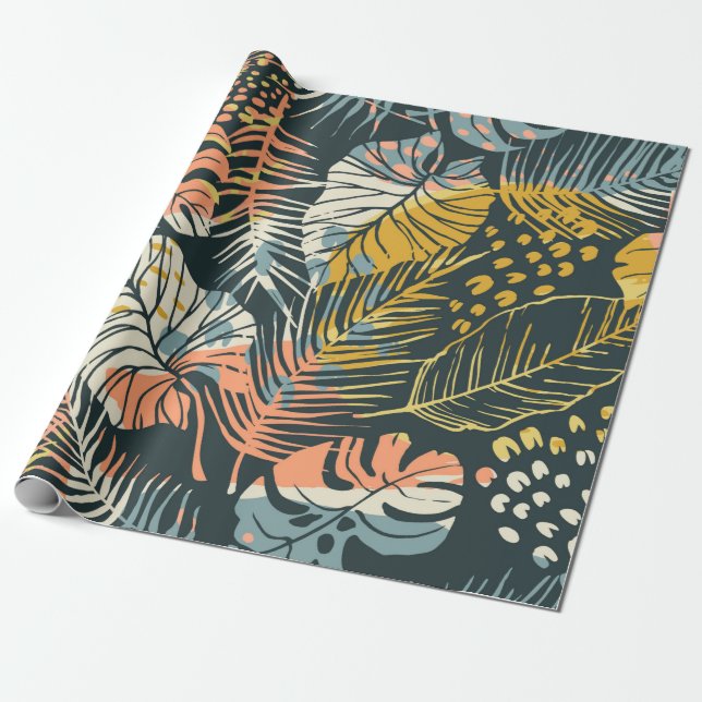 Papel De Presente padrão uniforme de abstrato criatividade com p tro (Desenrolado)