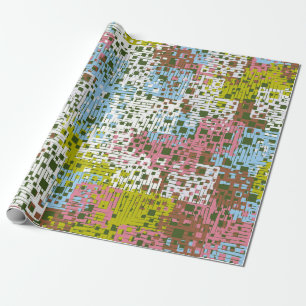Papel De Presente padrão uniforme de abstrato. Tintas da primavera