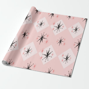Papel De Presente Padrão uniforme de starburst da idade atômica in