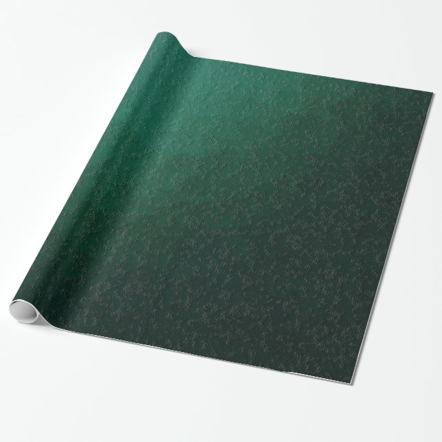 Papel De Presente padrão verde escuro (Desenrolado)